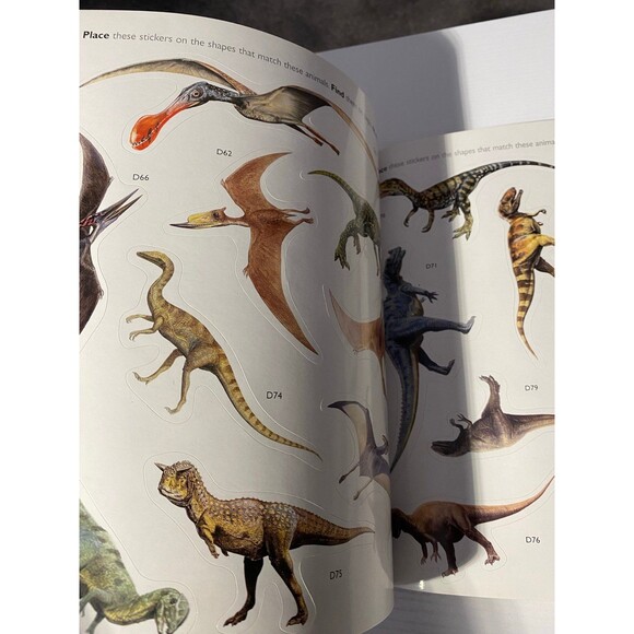 Dinosaurs Sticker-Pedia Jinny Johnson w/ CD-ROM Over 400 Stickers Silver Dolphin - Picture 4 of 10